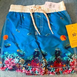 Swim Trunks GAP Sea Life Toddler Fish 3T - New
